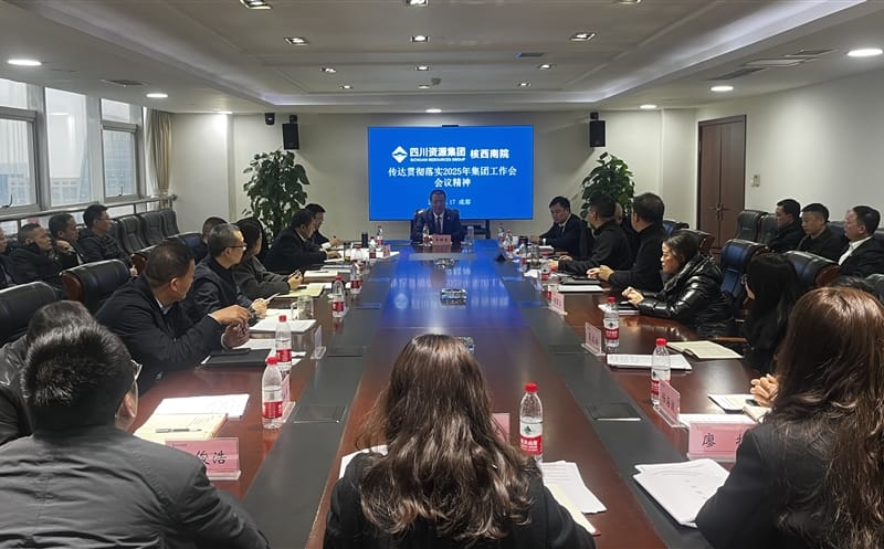 凝心聚力担使命 踔厉奋发谱新篇┃ 核西南院贯彻落实2025年四川安博电竞集团 工作会会议精神