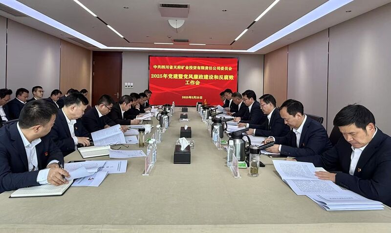 天府矿投党委召开2025年党建暨党风廉政建设和反腐败工作会