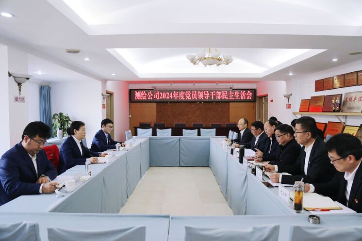 深入剖析找问题 精准施策促提升 ——测绘公司党委召开2024年度民主生活会