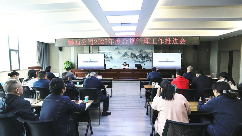 攀西公司召开合规管理工作推进会暨合规管理培训会