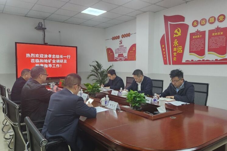 强化党建引领 深化制度建设 推动高质量发展——省自然安博电竞投资集团领导赴和地矿业开展专题调研