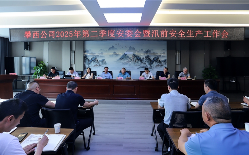 攀西公司召开二季度安委会暨汛前安全生产工作会