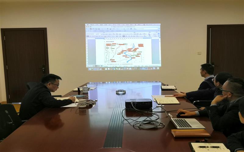 蜀鑫房产公司党委书记袁兵一行到资阳公司调研指导工作