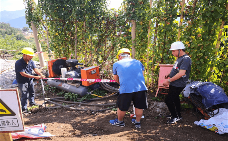 六〇一大队国庆期间开展项目安全检查与慰问工作