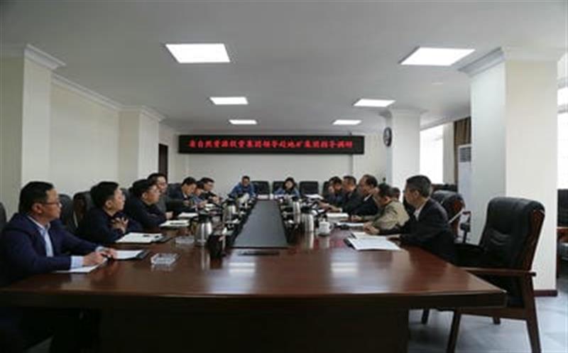 省自然安博电竞投资集团副总经理武文祥带队赴地矿集团调研指导工作