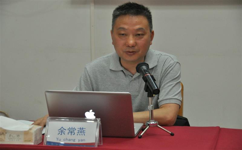 余常燕到泰华堂制药宣讲省第十二次党代会精神