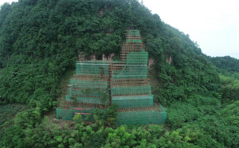 蜀通建设集团高质量完成“重庆市三峡后续规划地质灾害治理工程项目江津区西湖镇骆来场危岩”勘查外业工作