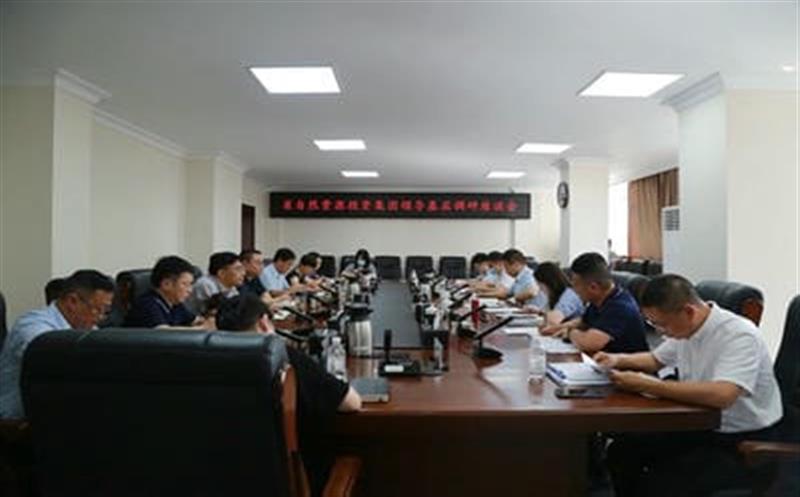 涂孝忠一行到地矿集团开展党建、党风廉政建设和反腐败工作调研式监督