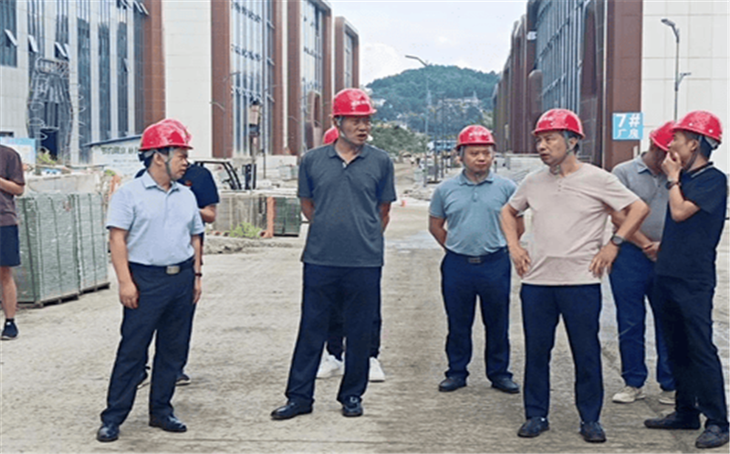 武文祥一行到核西南院贵州地区项目调研指导工作