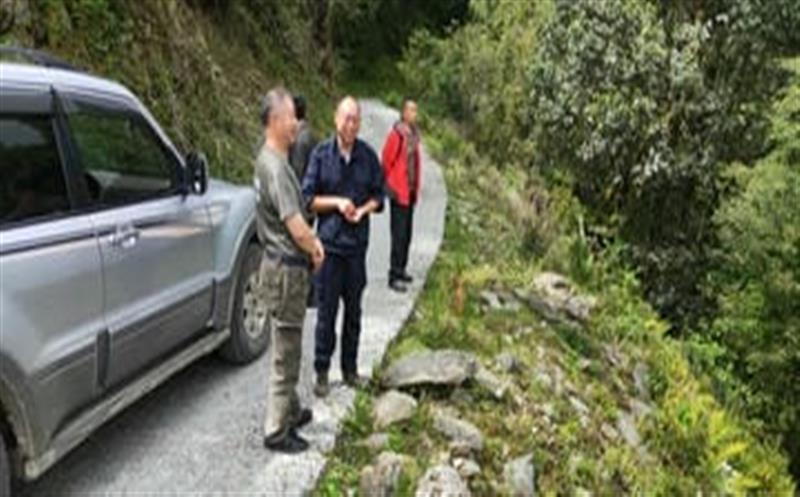 夏廷高到二八一大队慰问项目一线职工