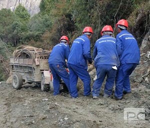 二十大精神进一线丨华锋钻探开展冕宁项目二十大精神宣讲及项目调研工作