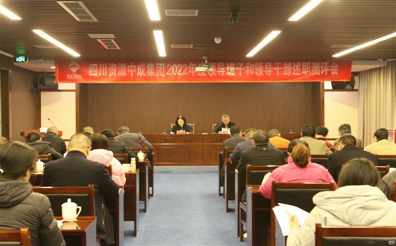 中成集团开展2022年度党组织书记抓党建述职评议、领导班子和领导干部年度考核