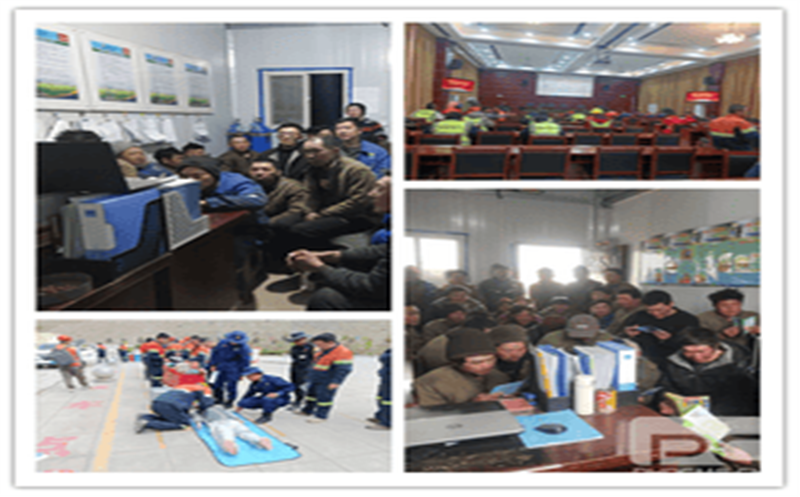 人人讲安全，，，，，，个个会应急丨华锋钻探项目部开展安全生产月系列活动