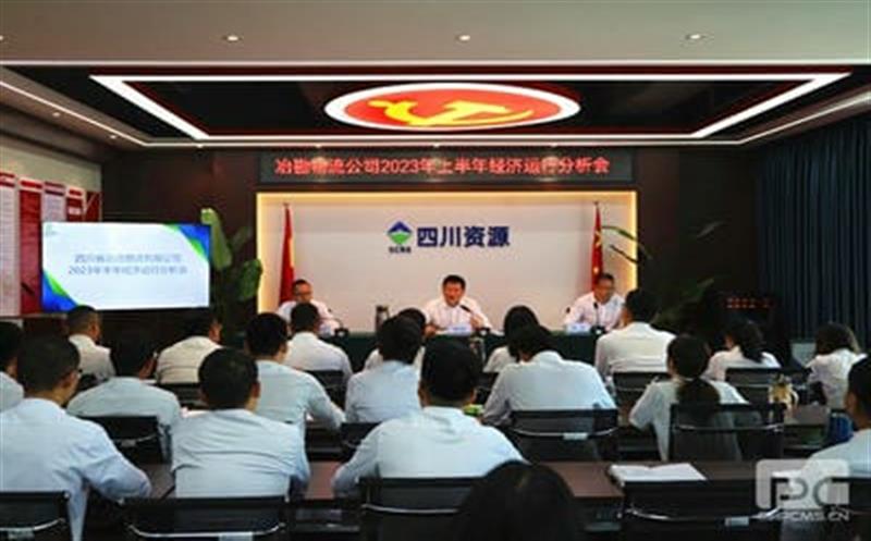 冶勘物流公司组织召开2023年上半年经济运行分析会
