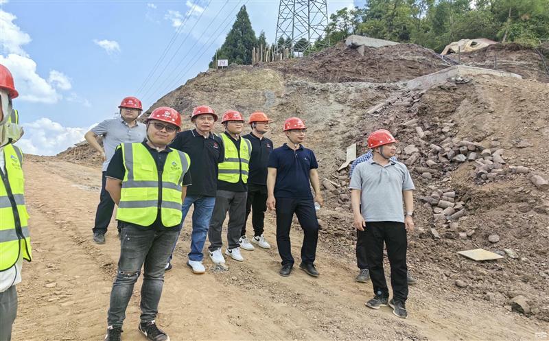 四川安博电竞安全生产隐患大排查大整治工作督查组赴核西南院项目现场进行检查