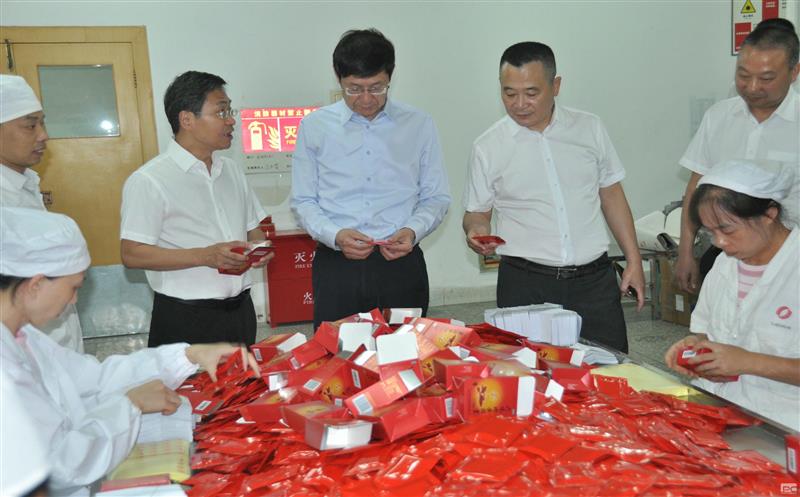 省自然安博电竞投资集团党委书记、董事长徐志文一行到泰华堂制药调研指导工作