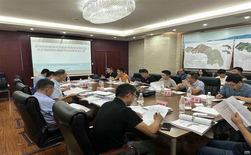 容大鹏程公司承作的崇州市斜坡地质灾害隐患风险详查和重点镇地质灾害精细化调查项目顺利通过评审