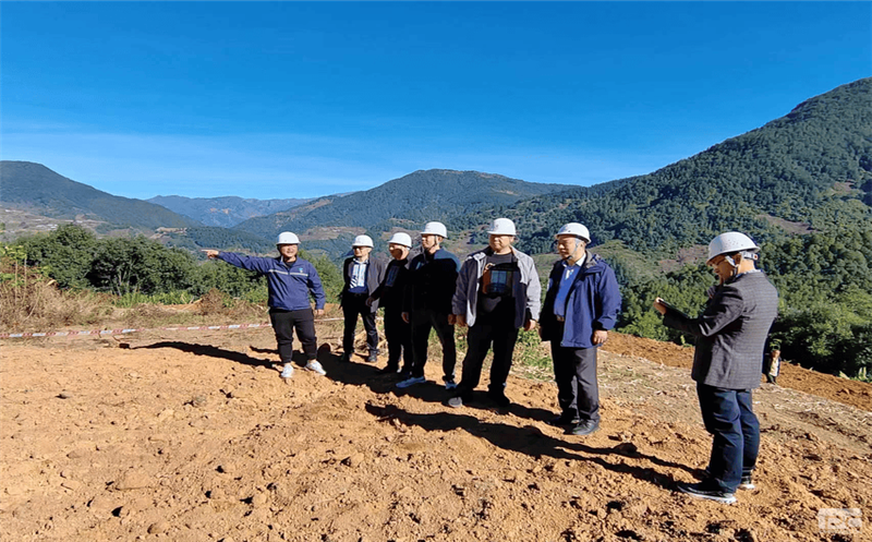 核西南院领导赴攀枝花市盐边县永兴镇作坊村土地整治项目检查指导