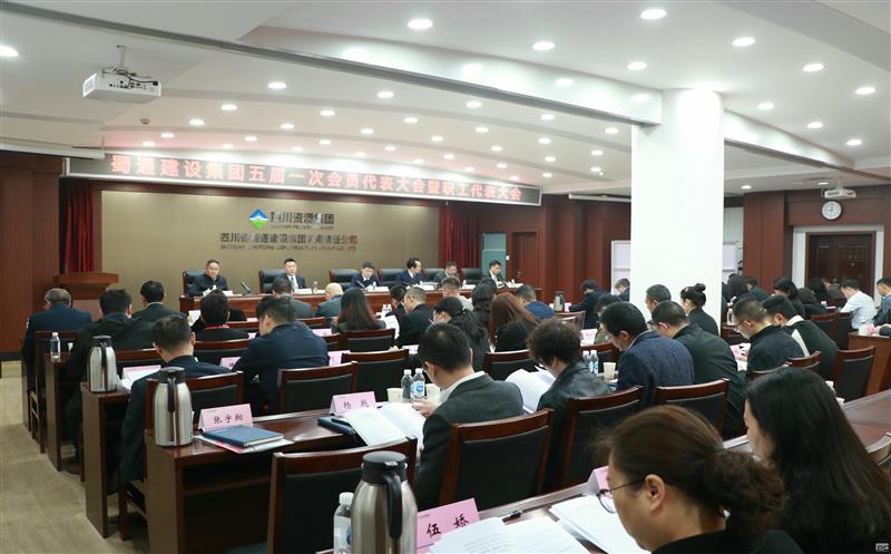 乘势而上开新局 砥砺奋进谱新篇——蜀通建设集团第五届职工代表大会暨工会会员代表大会第一次会议顺利召开