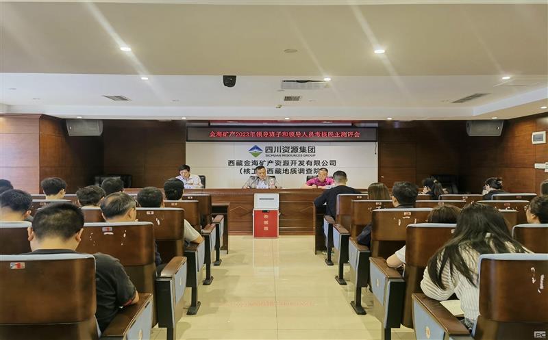 金？？？？？？？？蟛倏2023年度领导班子和领导人员考核民主测评会