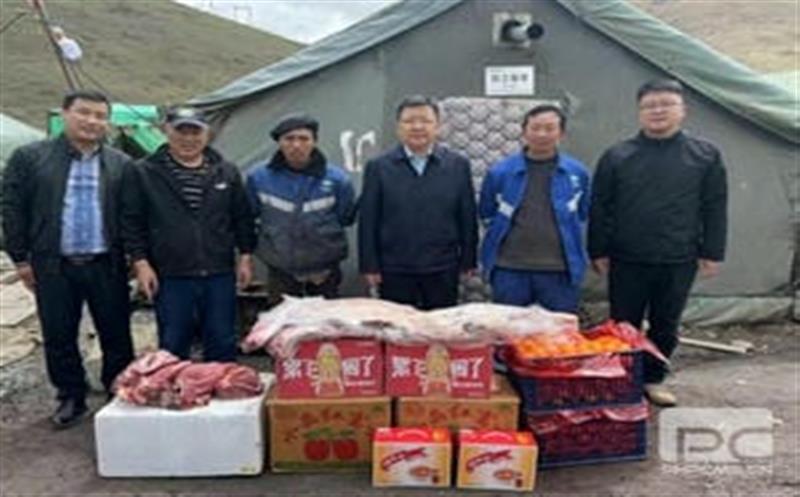 华锋钻探深入项目一线，，，，，合力攻坚破难题