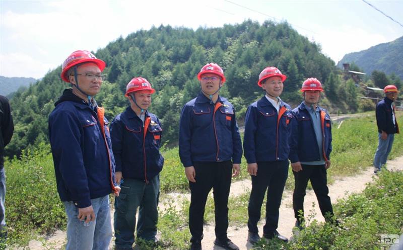 鑫顺矿业班子赴青羊矿业检查指导工作