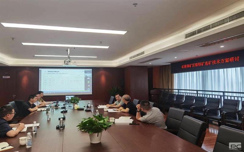 地勘院召开红格南矿区铌钽矿综合利用选矿试验方案研讨会