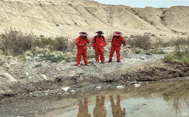 区调队新疆某矿产勘查项目开展“洪水应急救援演练”