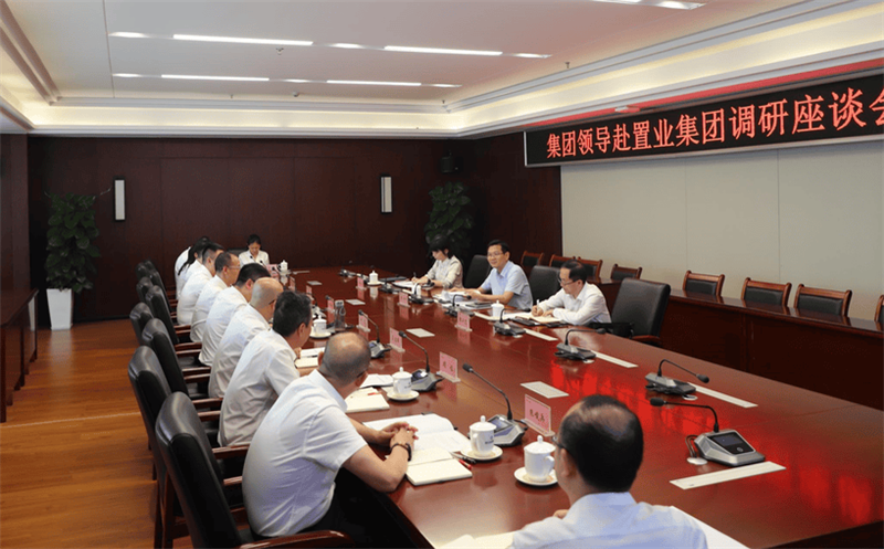 集团领导到置业集团调研指导工作
