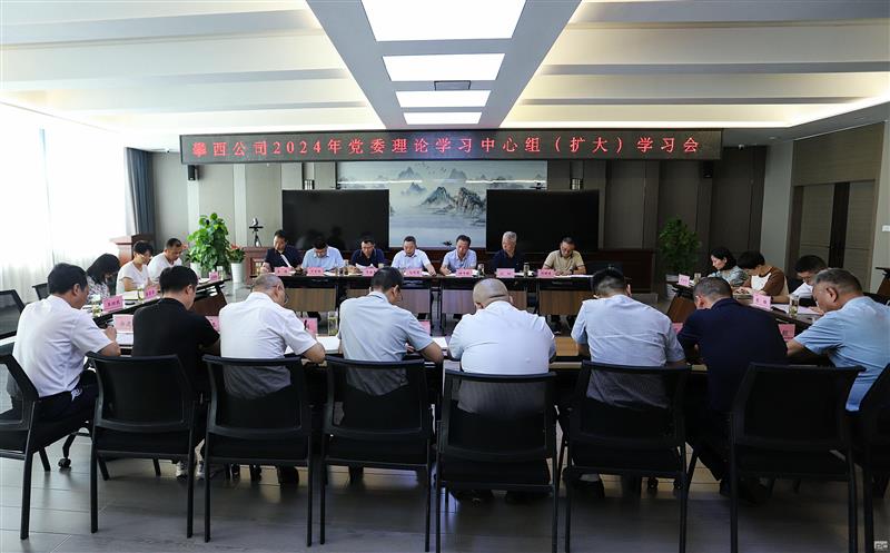 攀西公司召开第五次党委理论学习中心组（扩大）学习会议