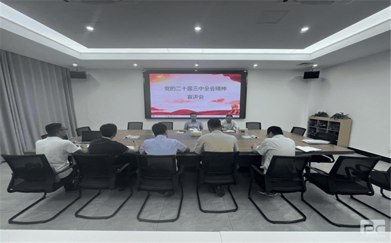 产融发展公司党委书记、董事长、总经理曾伟哲宣讲 党的二十届三中全会和省委十二届六次全会精神